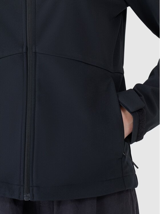 4F 4F Softshellová bunda 4FWSS25TSOFF320-20S Čierna Regular Fit