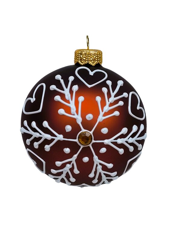 MIAhome MIAhome Komplet bombek 4 szt. PIERNIKOWA Ø 120 mm Czerwony