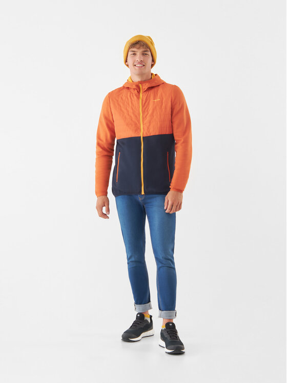 Viking Viking Kurtka softshell Creek Hoodie Bamboo Man Pomarańczowy Regular Fit