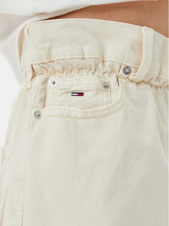 Tommy Jeans Tommy Jeans Шорти от плат DW0DW21656 Бежов Regular Fit