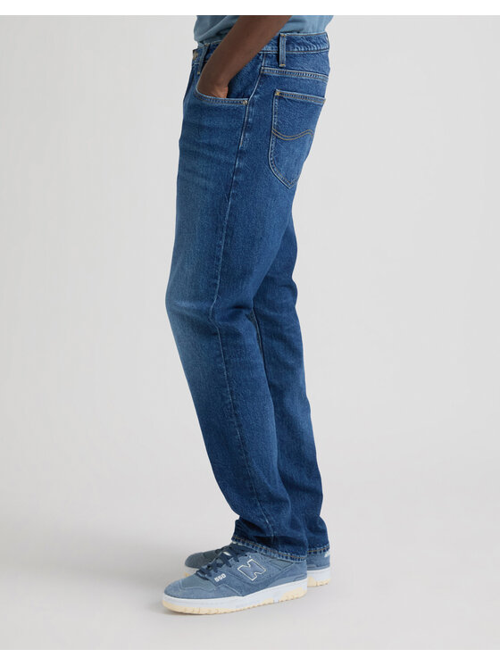 Lee Lee Jeansy HADEN Niebieski Loose Fit