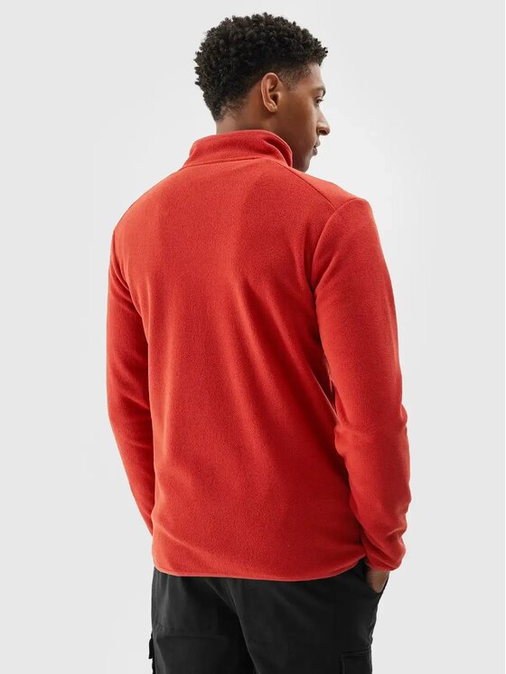 4F 4F Felpa di pile 4FWAW24TFLEM250-70S Arancione Regular Fit