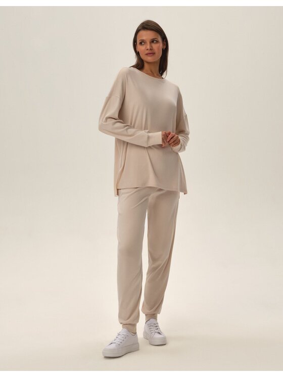 Esotiq Esotiq Spodnie materiałowe 42214 Żółty Regular Fit