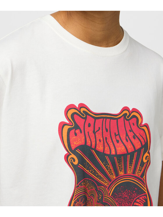 Wrangler Wrangler T-Shirt 112373021 Biały Relaxed Fit