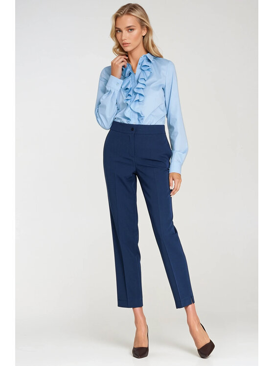 NIFE NIFE Dámské kalhoty SD117 Modrá Authentic Slim Fit