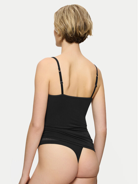 Triumph Triumph Top Feel Of Modal 10221654 Czarny Slim Fit