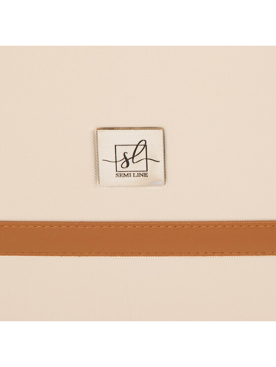 Semi Line Semi Line Großer Koffer T5506-4 Beige