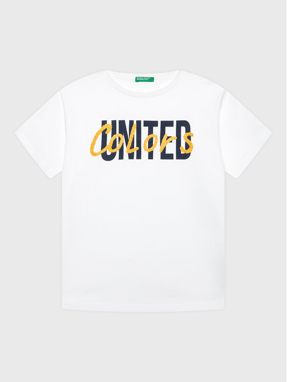 United Colors Of Benetton T-shirt 3I1XG10I3 Verde Regular Fit