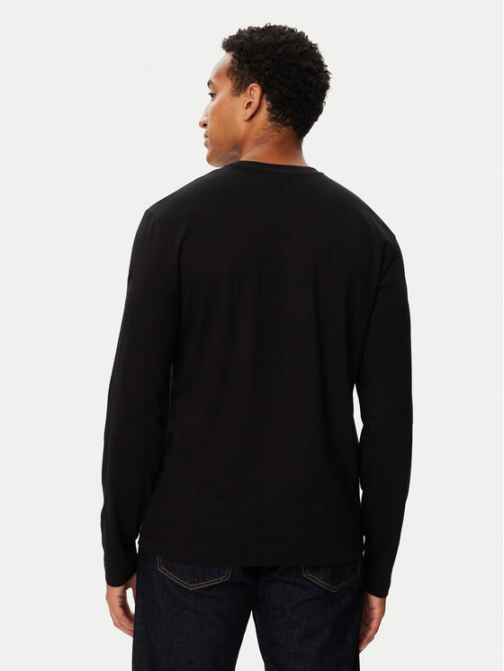 Aeronautica Militare Aeronautica Militare Longsleeve 262TS2569UJ00641 Μαύρο Regular Fit