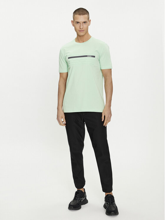 BOSS Boss Majica 50513010 Zelena Regular Fit