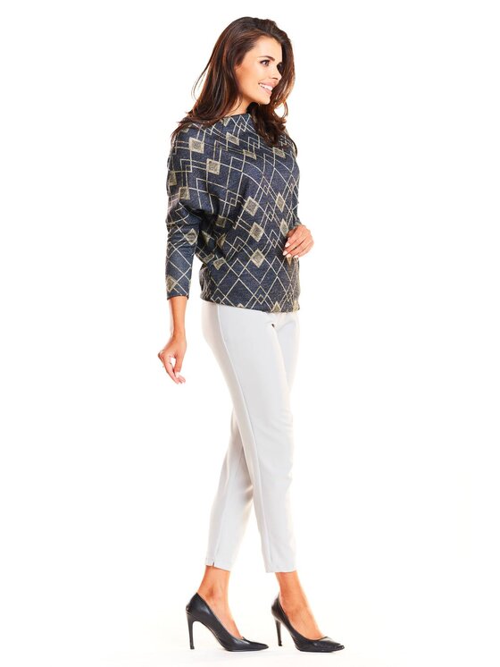 Infinite You Infinite You Bluzka M187 Złoty Basic Fit