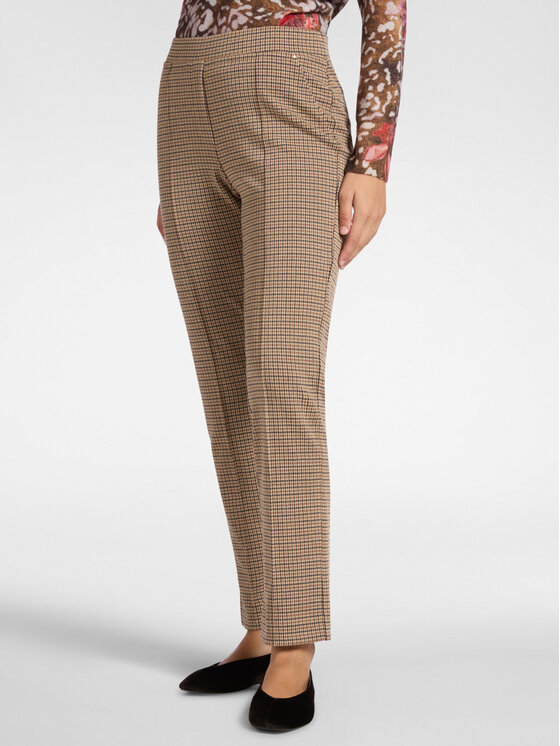 Elena Mirò Elena Mirò Pantaloni di tessuto P820Z100148N001 Écru Slim Fit