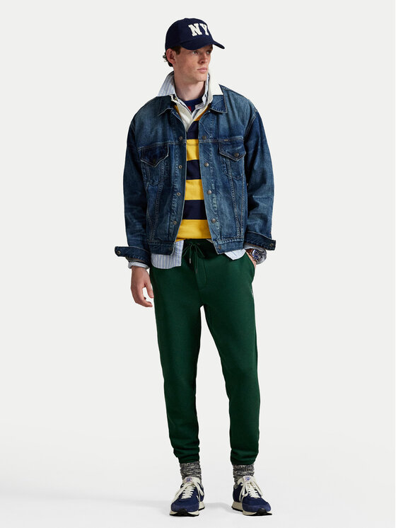 Polo Ralph Lauren Polo Ralph Lauren Spodnji del trenirke 710881518087 Zelena Regular Fit