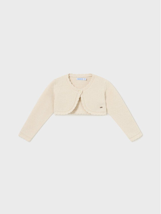Mayoral Mayoral Strickjacke 308 Écru Regular Fit