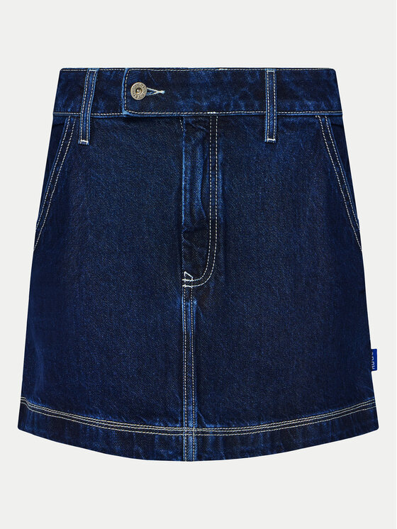 HUGO HUGO Джинсова спідниця mini 50531831 Cиній Regular Fit