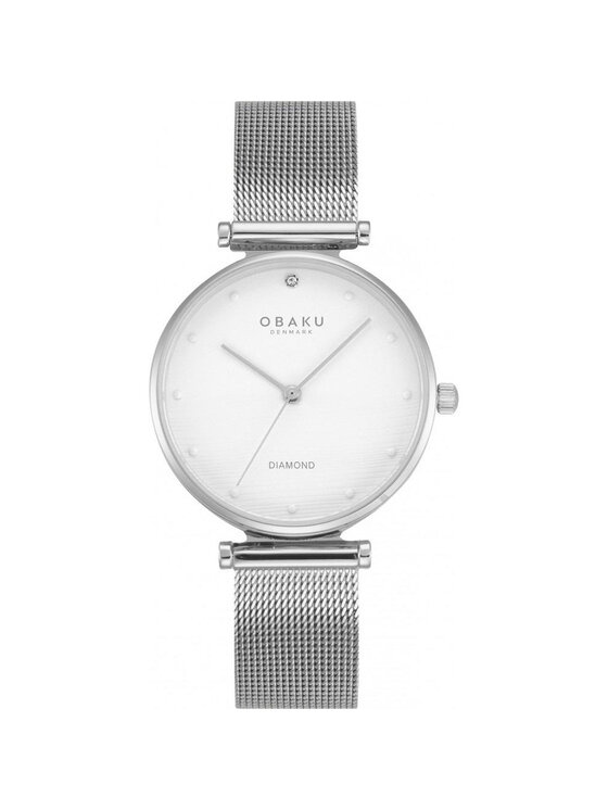 Obaku Obaku Hodinky V310LXCWMC Strieborná