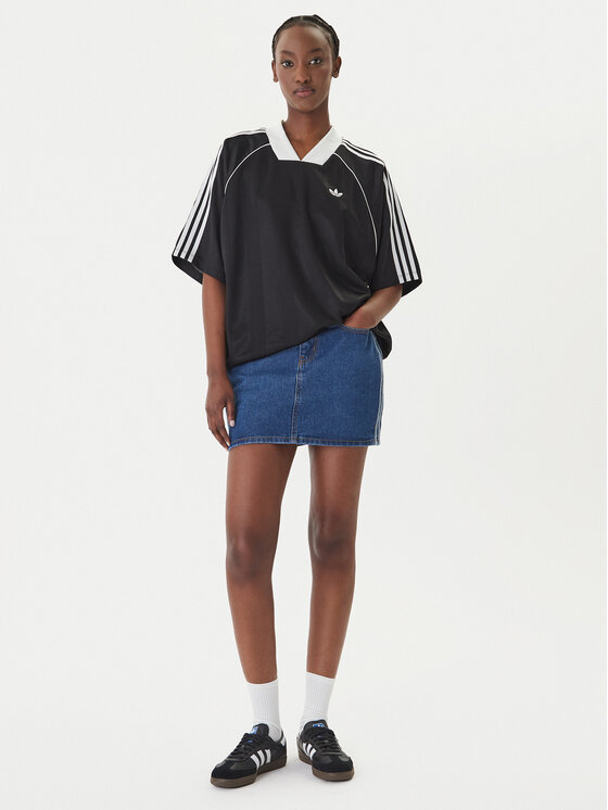 adidas adidas Jeansrock 3-Stripes KD2901 Blau Regular Fit