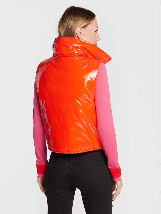 PINKO PINKO Αμάνικο Μπουφάν Gracia 1G181P A00N Πορτοκαλί Regular Fit