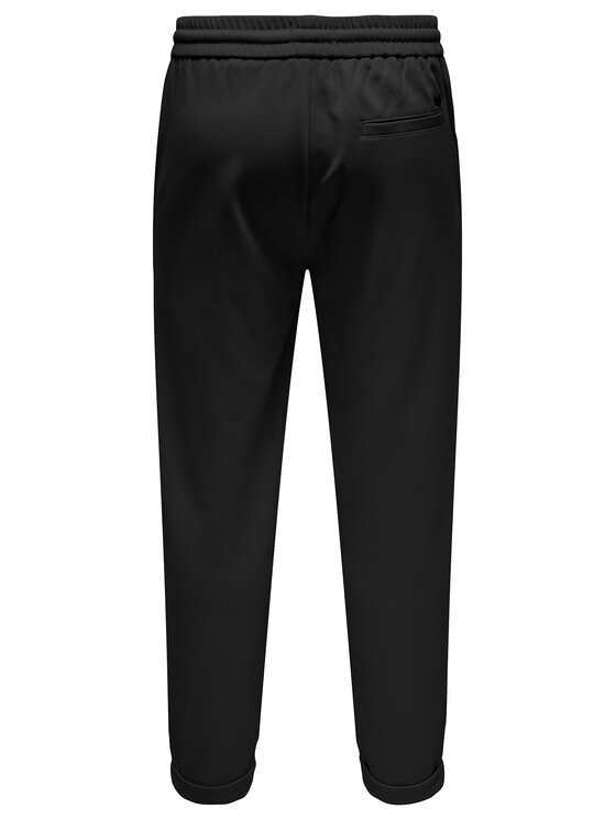 Only & Sons Only & Sons Pantaloni di tessuto Linus 22029924 Nero Tapered Fit
