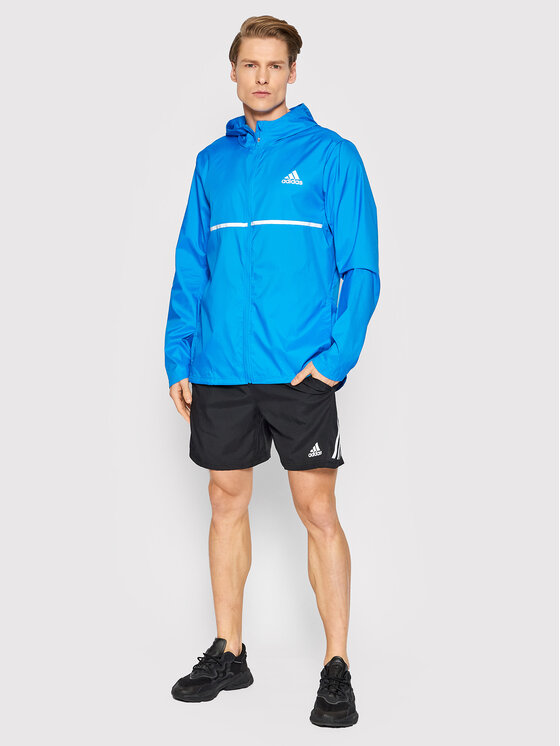 Giacca da corsa Own the Run HB7426 Blu Regular Fit...