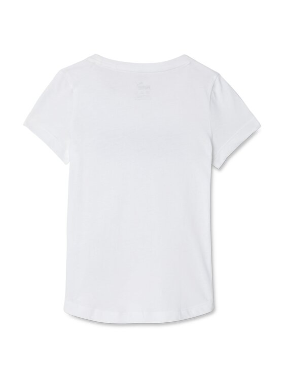 Puma Puma T-Shirt 847586 Biały Regular Fit