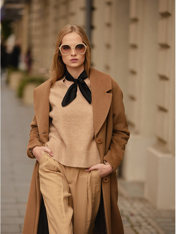 ALLORA BE UNIQUE ALLORA BE UNIQUE Foulard silk black Nero