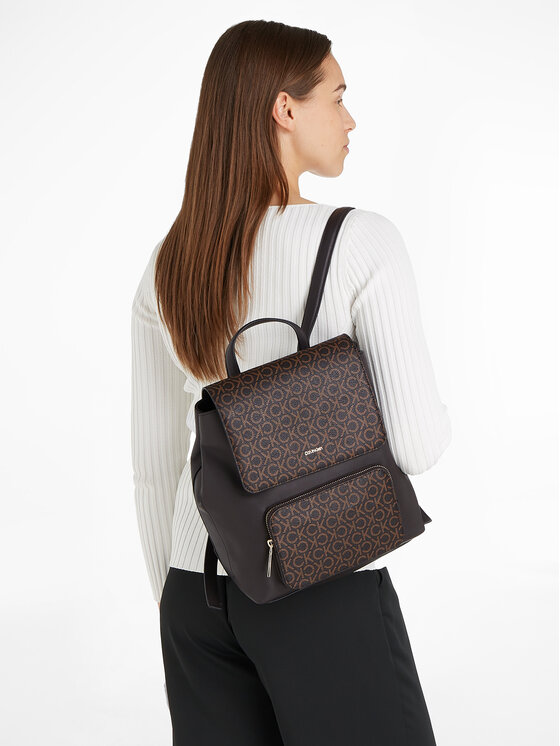 Calvin Klein Calvin Klein Rucksack Ck Must Campus Backpack -Mono K60K611537 Braun
