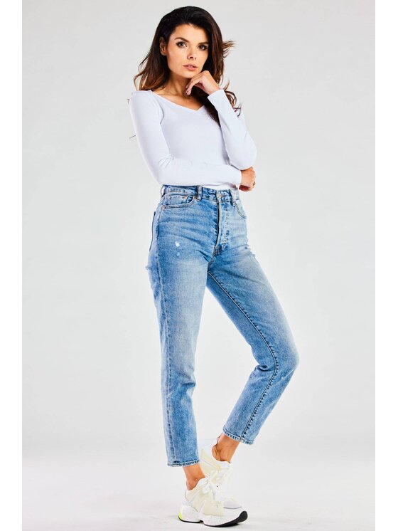 Infinite You Infinite You Blusa M286 Bianco Basic Fit
