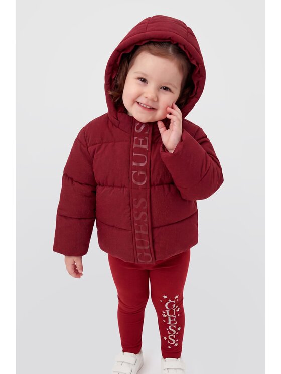 Guess Kids Guess Kids Kurtka przejściowa 185184 Czerwony Classic Fit