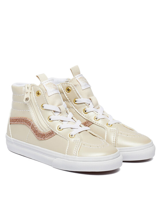 Vans Vans Sneakersy SK8-Hi Reissue Side Zip VN0007Q3DJR1 Krémová