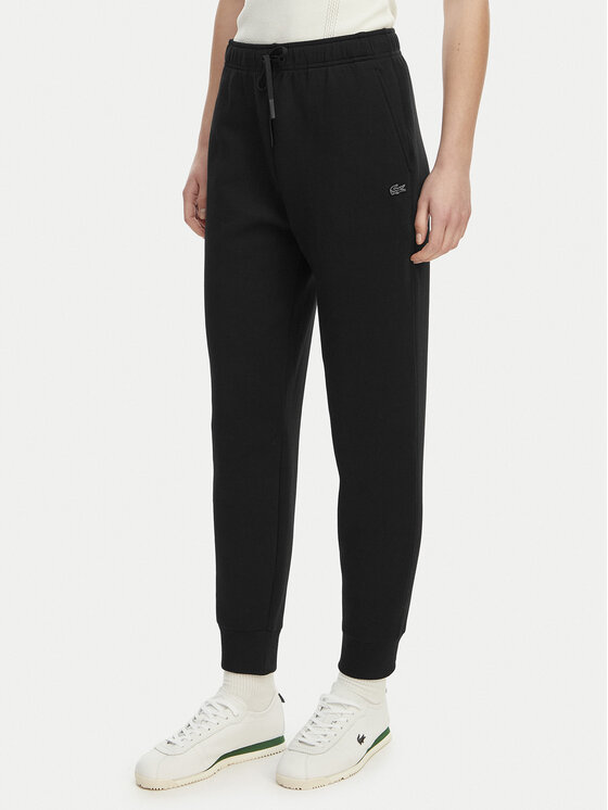 Lacoste Pantaloni trening XF0047 Negru Regular Fit