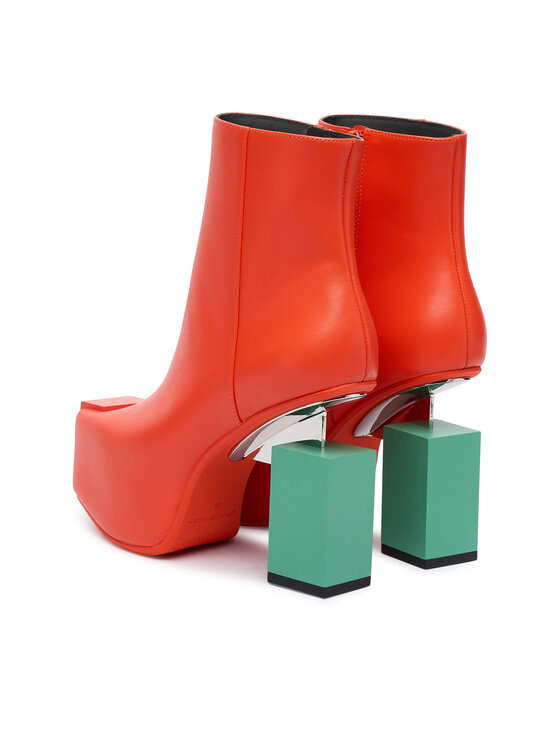 United Nude United Nude Škornji Cubist Bootie 1094383616 Oranžna