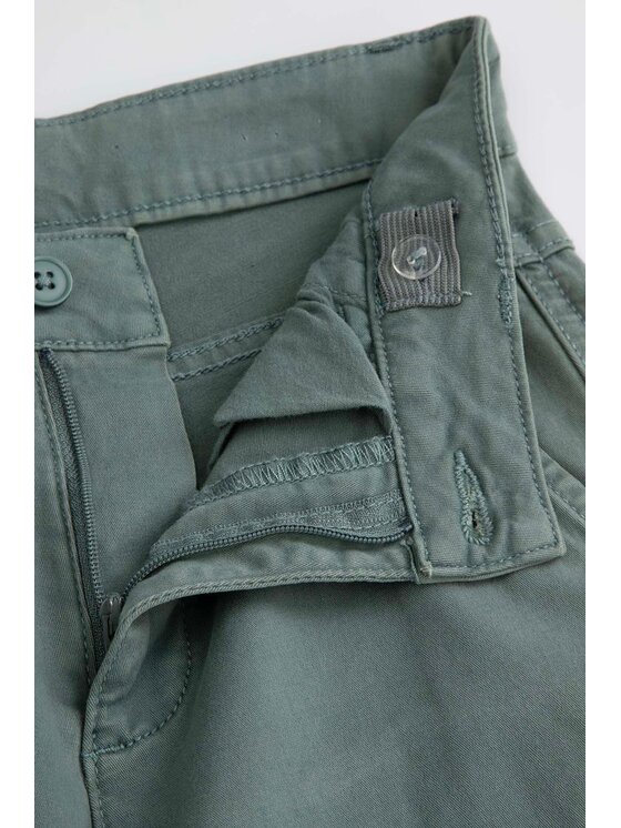 Coccodrillo Coccodrillo Kalhoty z materiálu ZC5119101YBJ-011 Zelená Regular Fit