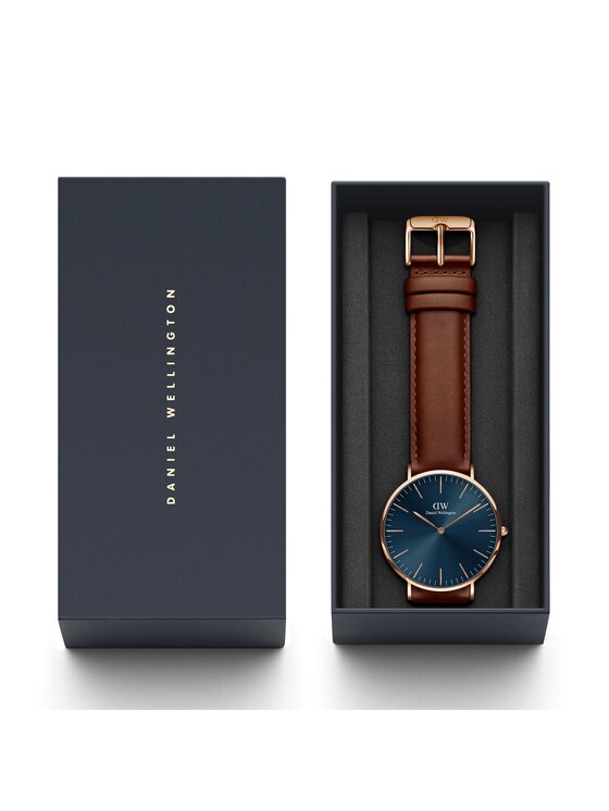 Daniel Wellington Daniel Wellington Hodinky Classic St Mawes DW00100626 Hnědá