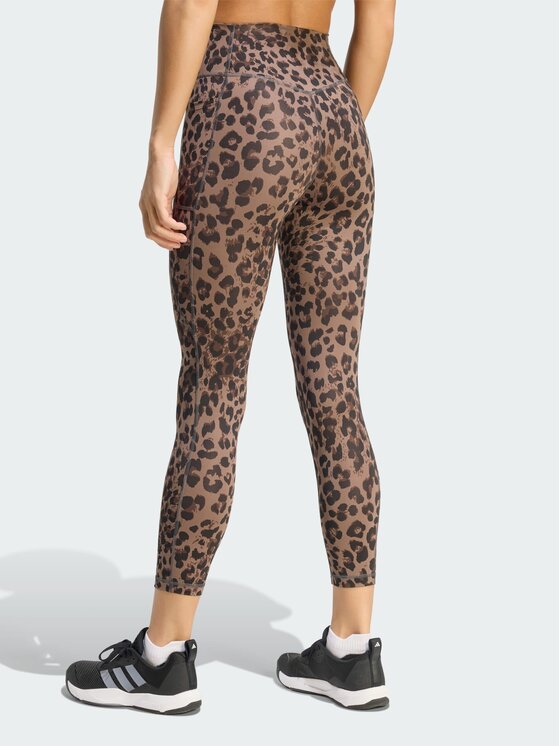 adidas adidas Legginsy 168521 Brązowy Fitted Fit