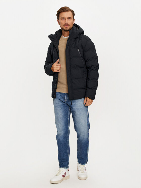 4F 4F Зимова куртка 4FWAW24TDJAM512 Чорний Regular Fit