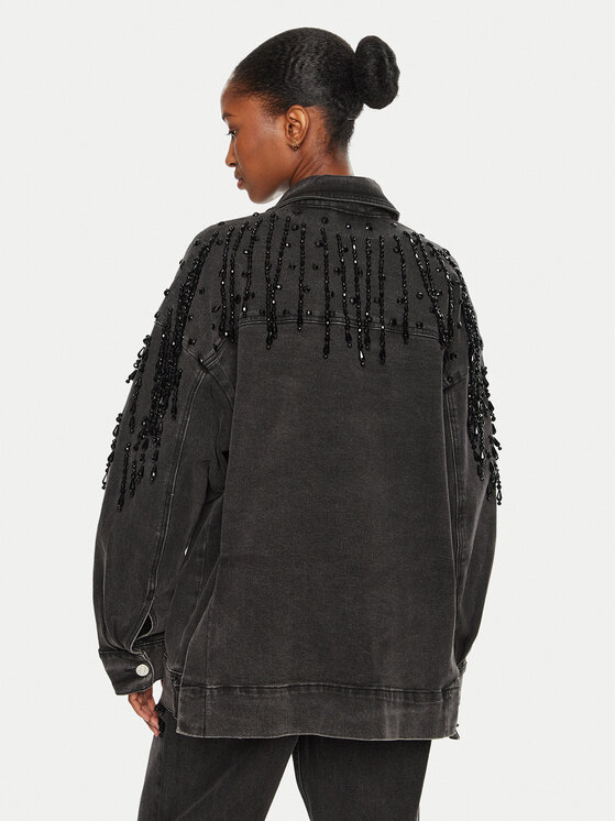 Gestuz Gestuz Дънково яке Similina 10909653 Сив Loose Fit