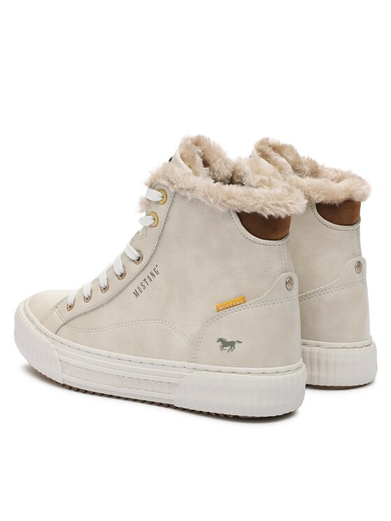 Mustang Stivaletti Donna Schnuerboot Sportivo Puntale Plateau