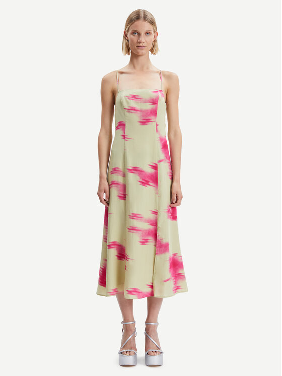 Samsøe Samsøe Samsøe Samsøe Ежедневна рокля Annah F23100152 Зелен Regular Fit