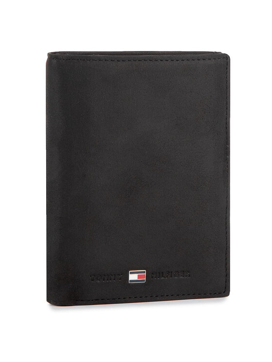 Férfi Nagyméretű férfi pénztárca Tommy Hilfiger, Fekete, Johanson N/S Wallet W/Coin Pocket AM0AM00664