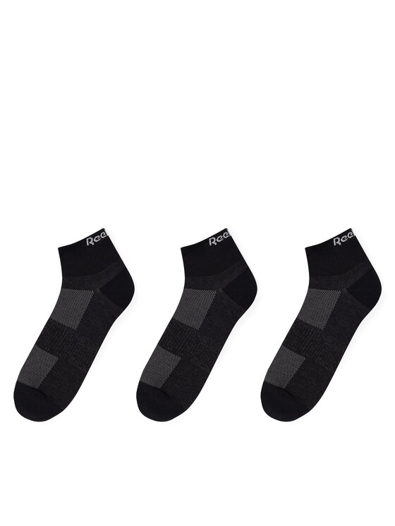 Set de 3 perechi de șosete joase unisex Reebok Te Ank Sock 3P GH0419 Negru