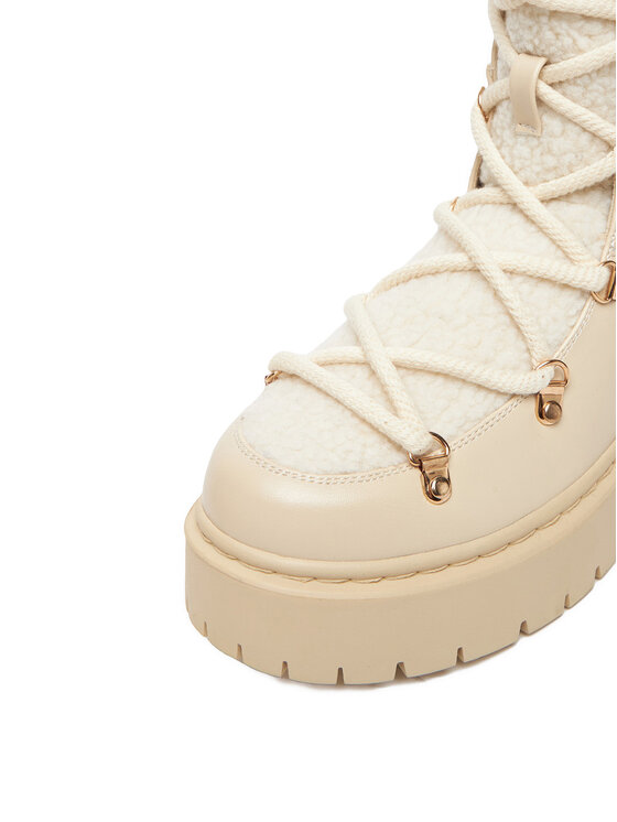 DeeZee DeeZee Schnürschuhe 13123-15 Écru