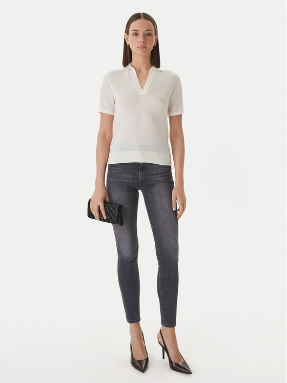 Guess Guess Polo W6GR03 Z0583 Krēmkrāsas Regular Fit