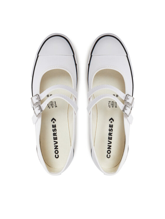 Converse Converse Baleriny Chuck Taylor All Star Dainty Mary Jane A11552C Biały