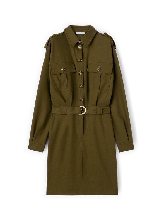 Motivi Motivi Vestito da giorno 7243Q103424N035 Verde Regular Fit