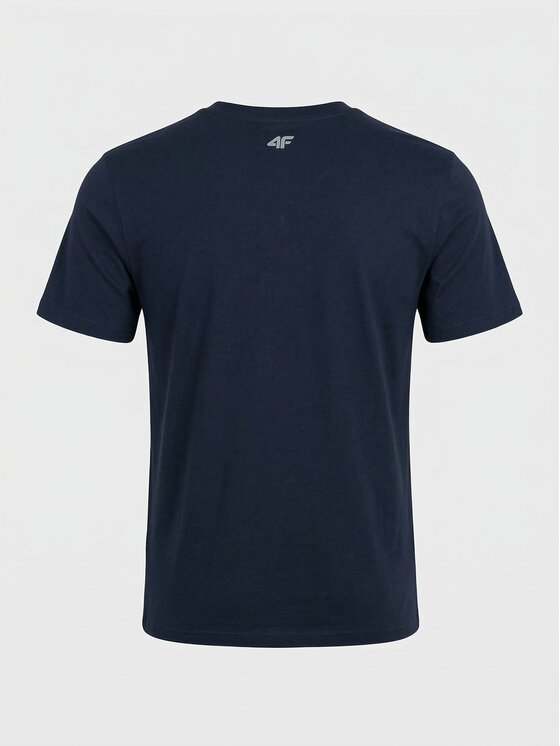 4F 4F T-Shirt Z-TTSHM3947-3-L Biały Regular Fit