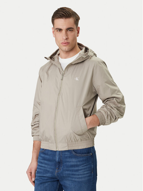 Calvin Klein Jeans Calvin Klein Jeans Neperpučiama striukė Harrington LV04RF521G Smėlio Regular Fit