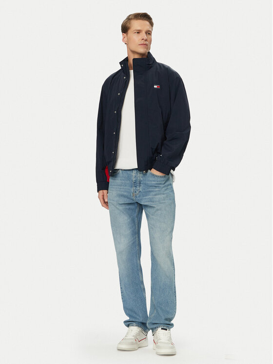 Tommy Jeans Tommy Jeans Prechodná bunda DM0DM22738 Tmavomodrá Regular Fit