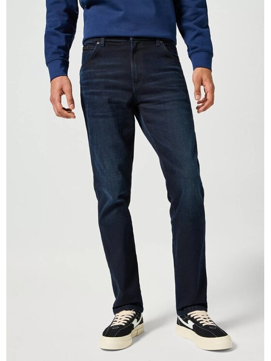 Jeansy Wrangler, Rozmiar W36/L34, Niebieskie, TEXAS SLIM