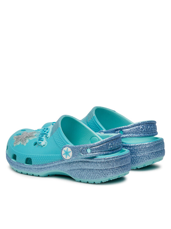 Crocs Mules sandales de bain Crocsclassic Frozen Elsa Clog Kids 210235 Multicolore